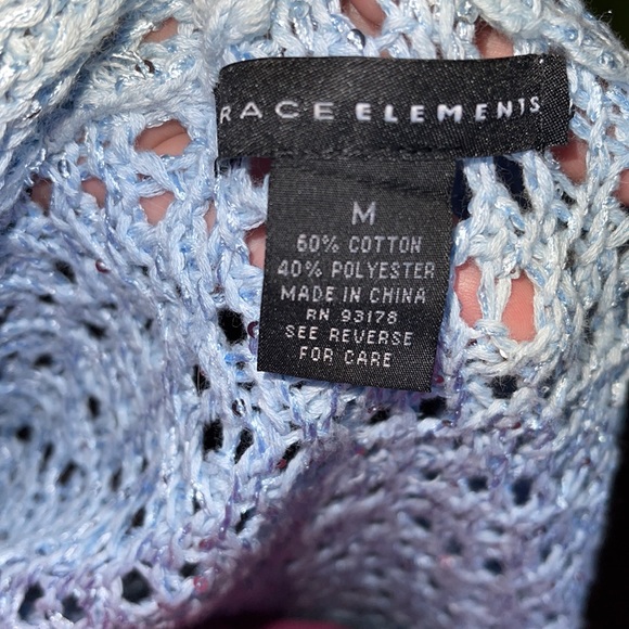 3/30 Grace Element sparkle blue Cardigan M - Picture 8 of 8